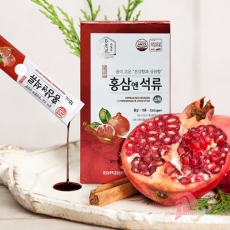Nước lựu hồng sâm collagen Hàn Quốc Daedong hộp 30 gói x 10ml