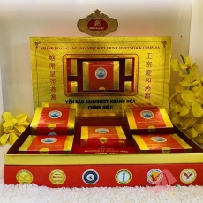 Yến sào Sanvinest Khánh Hòa chính hiệu tinh chế Hộp quà tặng - 5 hộp 5gram (Q505)