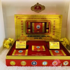 Yến sào Sanvinest Khánh Hòa chính hiệu tinh chế Hộp quà tặng - 5 hộp 3gram (Q503)