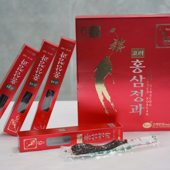 Hồng sâm củ tẩm mật ong KGS hộp 300g