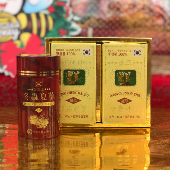 Viên nén đông trùng hạ thảo KIMSAM 2 lọ x 100g
