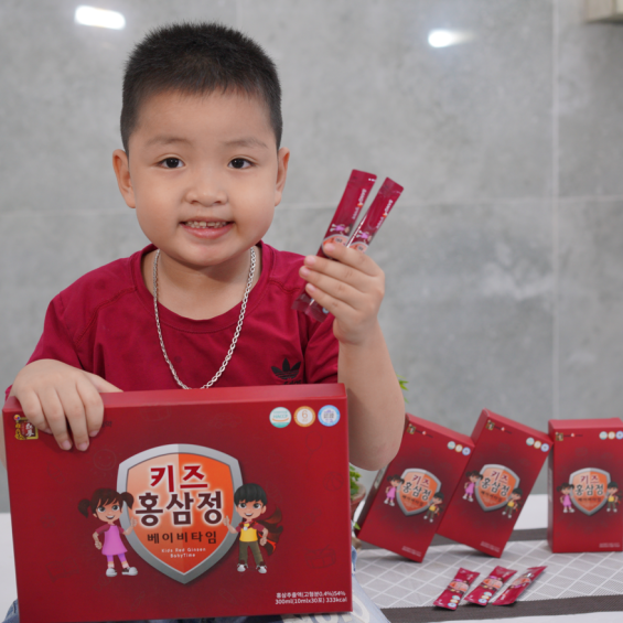 Nước hồng sâm baby SangA Hàn Quốc cho trẻ biếng ăn hộp 30 gói