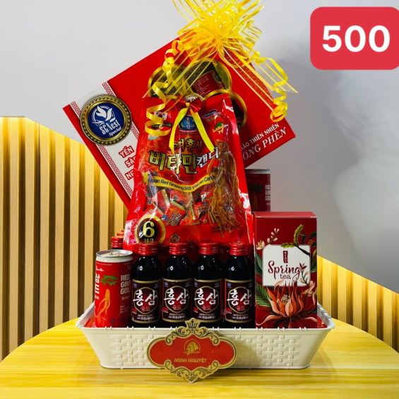 Giỏ Quà Tết Xuân Giáp Thìn 2024 (Mã 500)