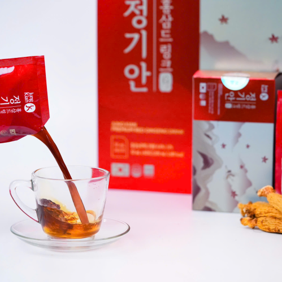 Nước uống hồng sâm Jung Kian Premium 6 – 60 gói x 50ml