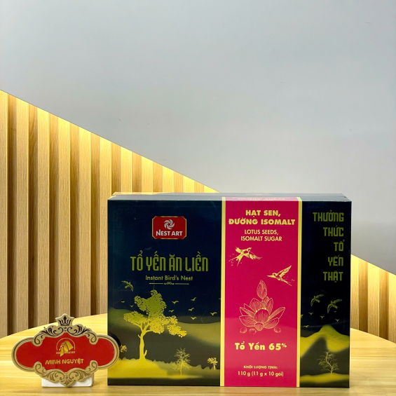 Tổ Yến Ăn Liền Hạt Sen Đường Isomalt 100G