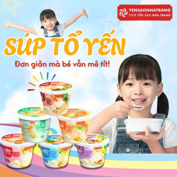 Súp tổ yến - Cá hồi