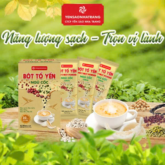 Bột Tổ Yến Ngũ Cốc Yến Sào Nha Trang
