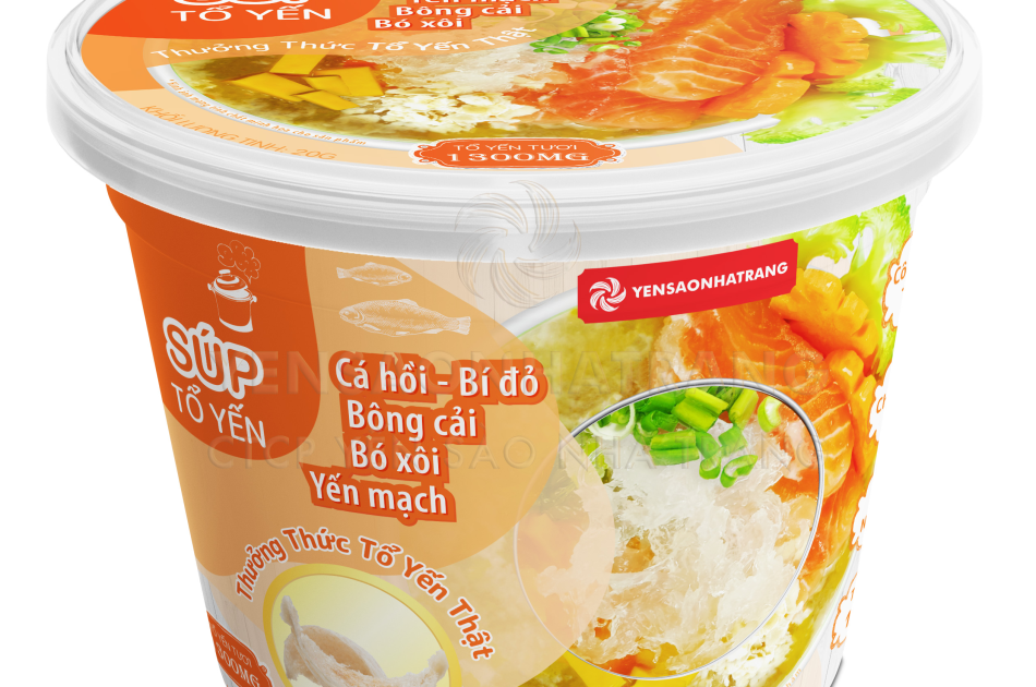 Súp tổ yến - Cá hồi