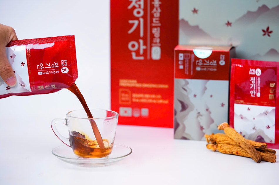 Nước uống hồng sâm Jung Kian Premium 6 – 60 gói x 50ml