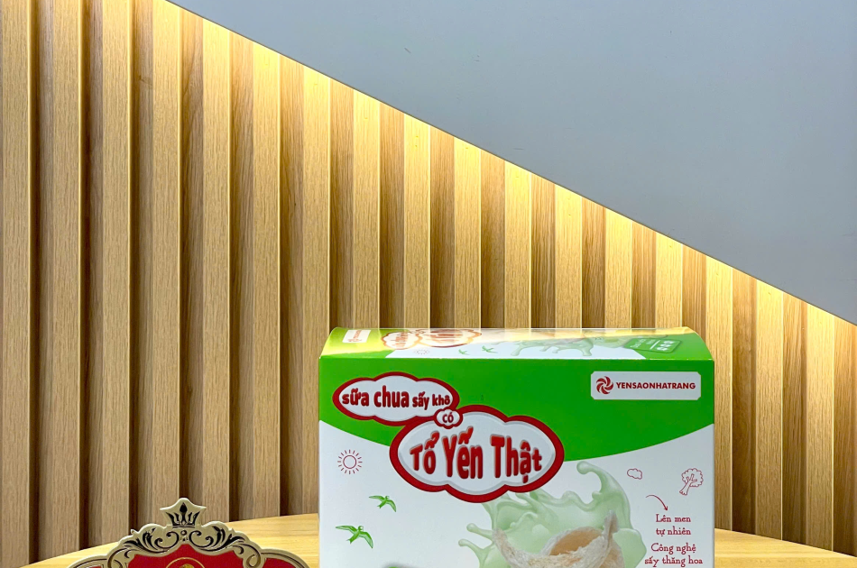 Sữa chua sấy khô có Tổ yến thật- Dưa lưới (30 gói x 4 viên)