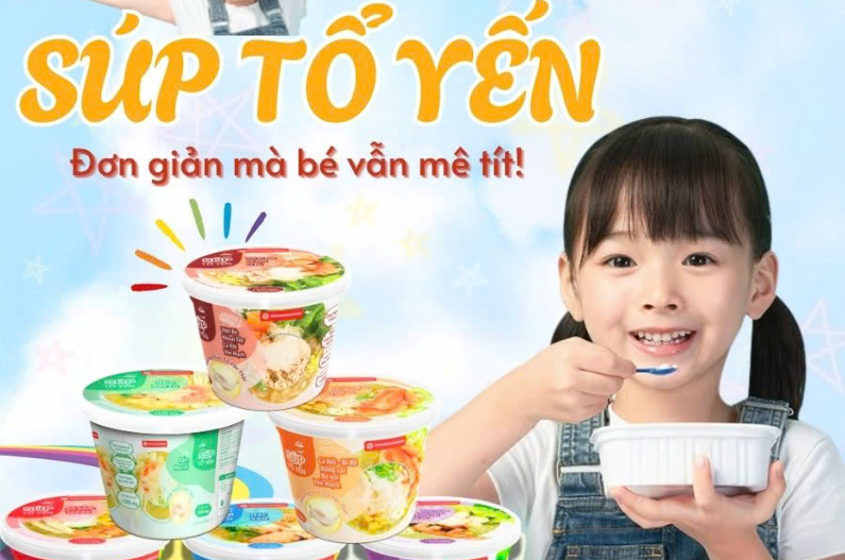 Súp tổ yến - Cá hồi