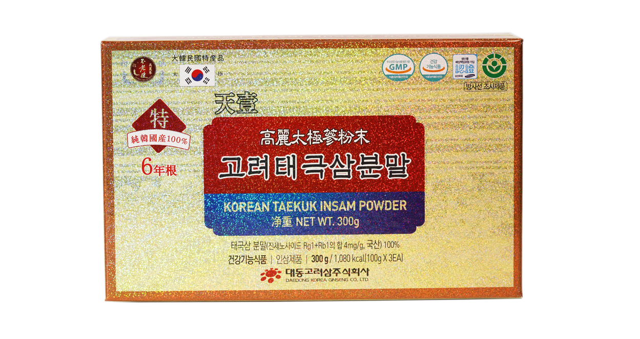 Bột Thái Cực Sâm Hàn Quốc Daedong, bot thai cuc sam han quoc Daedong, Bột Sâm Hàn Quốc, bot sam Han Quoc
