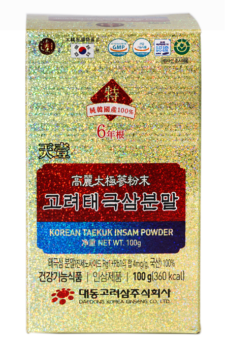 Bột Thái Cực Sâm Hàn Quốc Daedong, bot thai cuc sam han quoc Daedong, Bột Sâm Hàn Quốc, bot sam Han Quoc