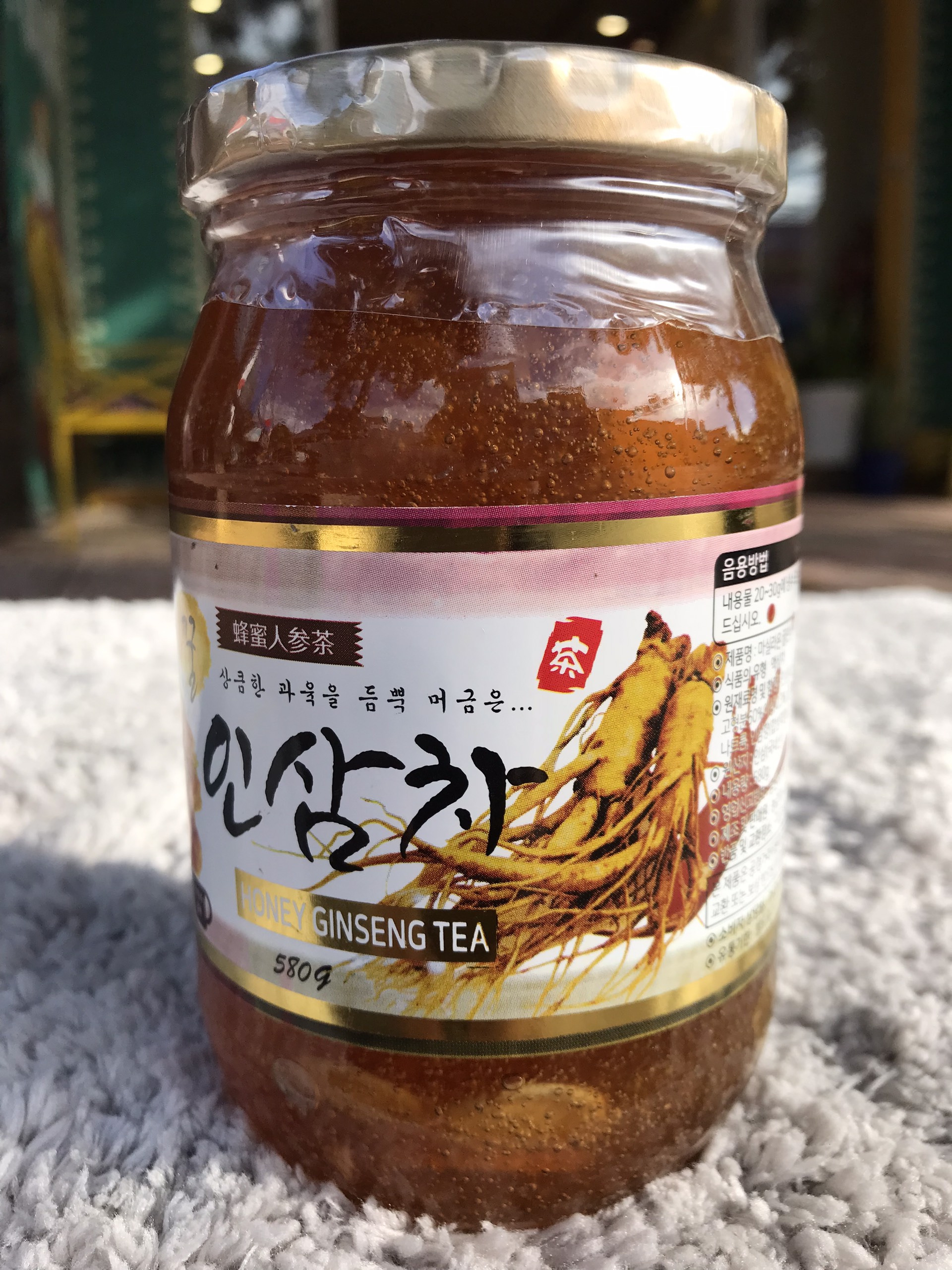 Mật Ong Sâm MIWAMI 580g, mat ong sam miwami 580g, Mật ong sâm Hàn Quốc, mat ong sam han quoc