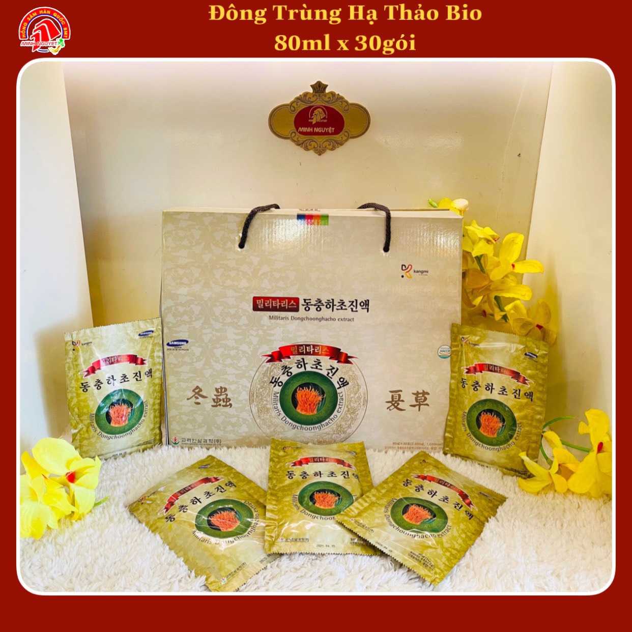 Nước Đông Trùng Hạ Thảo Bio hộp 30 gói x 80ml, nuoc dong trung ha thao bio hop 30 goi x 80ml, Nước đông trùng hạ thảo chính hãng hàn quốc, nuoc dong trung hạ thao chinh hang han quoc