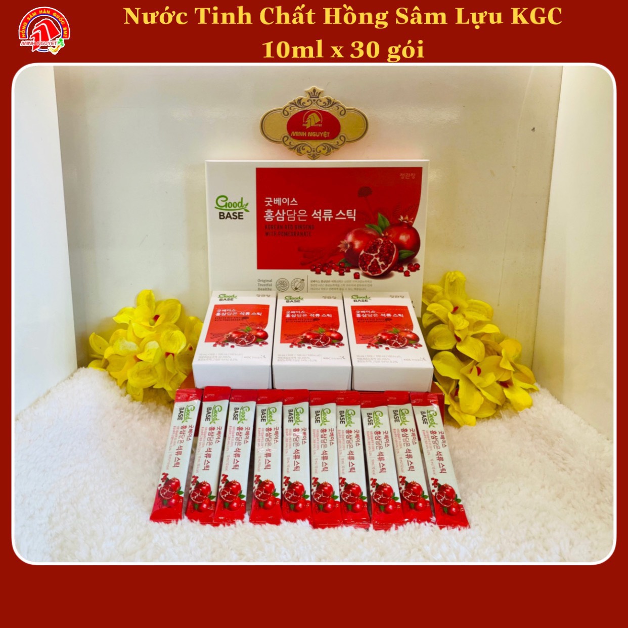 Nước hồng sâm lựu cao cấp KGC Hàn Quốc 30 gói x 10ml, nuoc hong sam luu cao cap kgc han quoc 30 goi x 10ml, Nước hồng sâm KGC, nuoc hong sam kgc