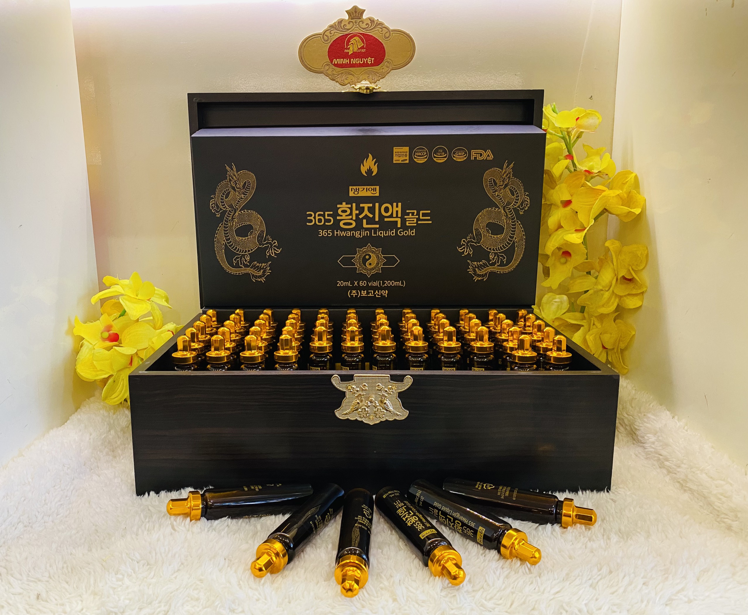 Tinh Chất Đông Trùng Hạ Thảo 365 Hộp 60 ống, tinh chat dong trung ha thao 365 hop 60 ong, Đông trùng hạ thảo hàn quốc, dong trung ha thao han quoc