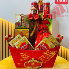 	Giỏ Quà Tết Xuân Giáp Thìn 2024 (Mã 1300)