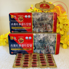 Viên Hồng Sâm Nhung Hươu Linh Chi KGS Premium hộp thiếc 120 viên