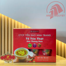 Tổ yến thật sấy thăng hoa - Hạt sen táo đỏ 72g